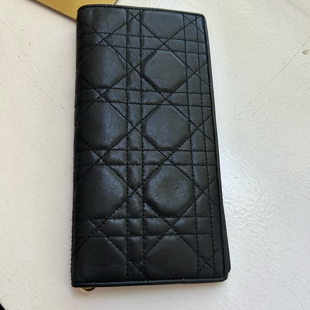 Christian Dior Lambskin Bifold